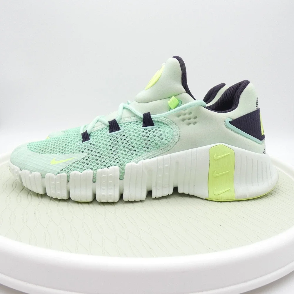 Nike Free Metcon 4 Barely Volt Enamel Green Training Shoes CT3886-300 Mens 12.5
